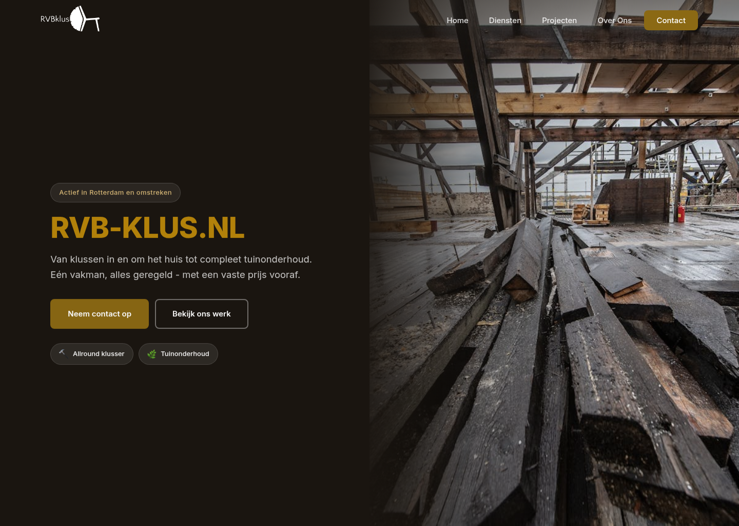 Website van RVB-KLUS.NL